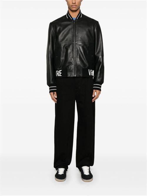 Bomber uomo in pelle Versace jeans Couture | 78GAVP07CPPS3899